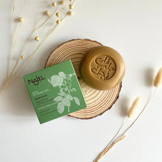 Najel Aleppo Soap Organic Damascus Rose