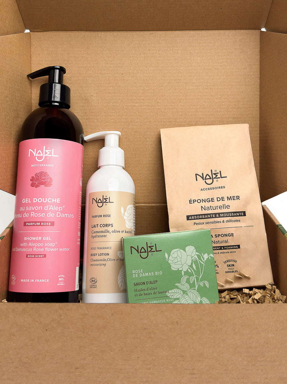 (NEW) Najel Organic 'La Vie En Rose' Gift box