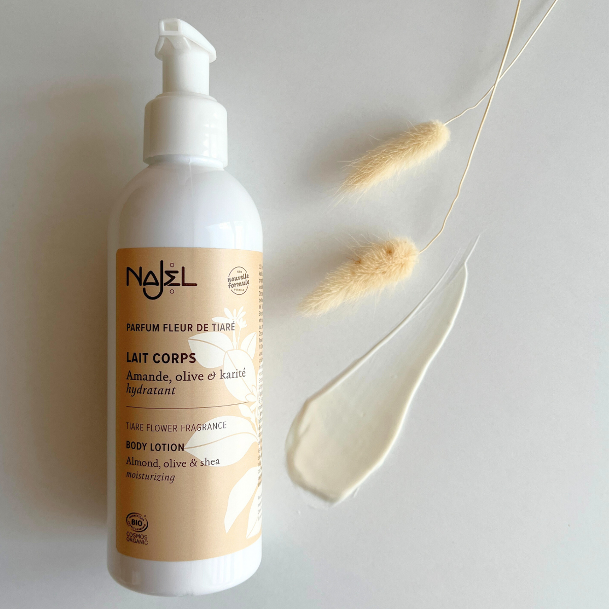 Najel Organic Body Lotion with Natural Tiare Flower