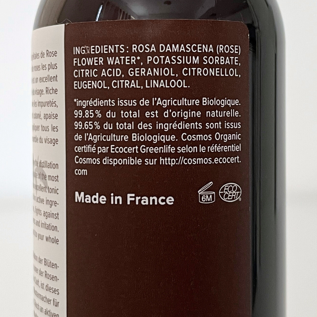 Najel Organic Hydrolate Damascus Rose Face Toner