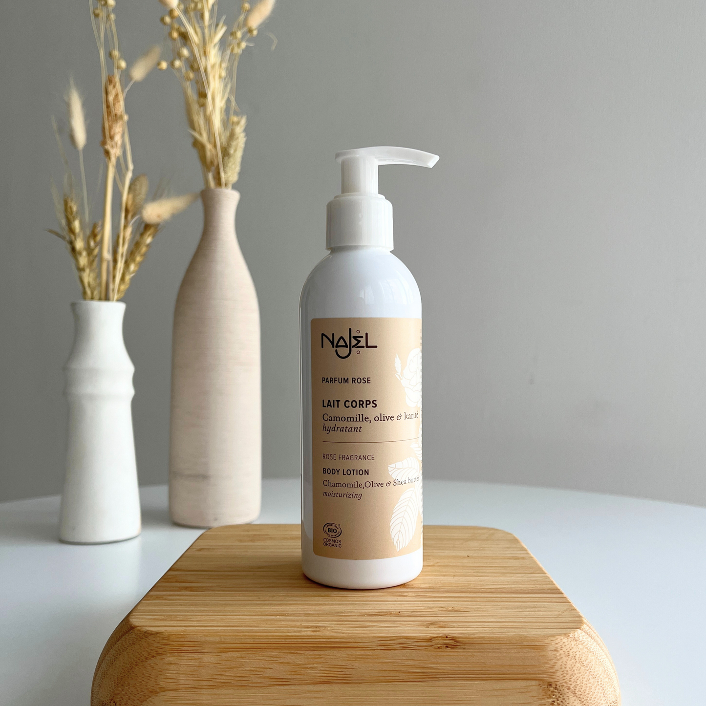 Najel Organic Body Lotion with Natural Rose