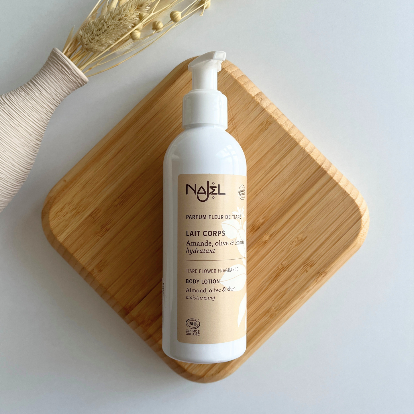 Najel Organic Body Lotion with Natural Tiare Flower