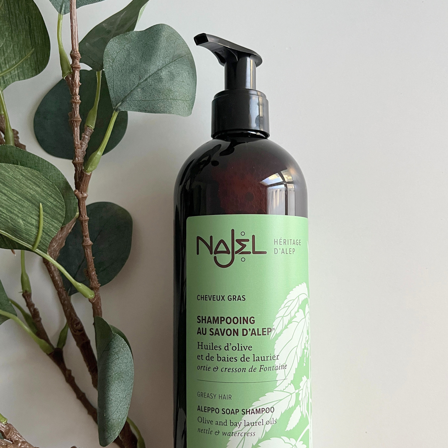 Najel Organic Aleppo Soap Shampoo 2 in 1 - Oily Hair
