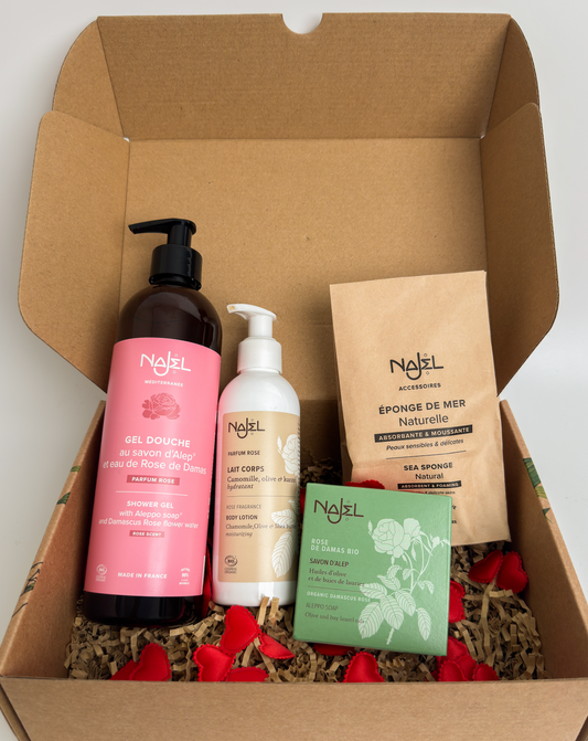 (NEW) Valentine's Najel Organic 'La Vie En Rose' Gift box