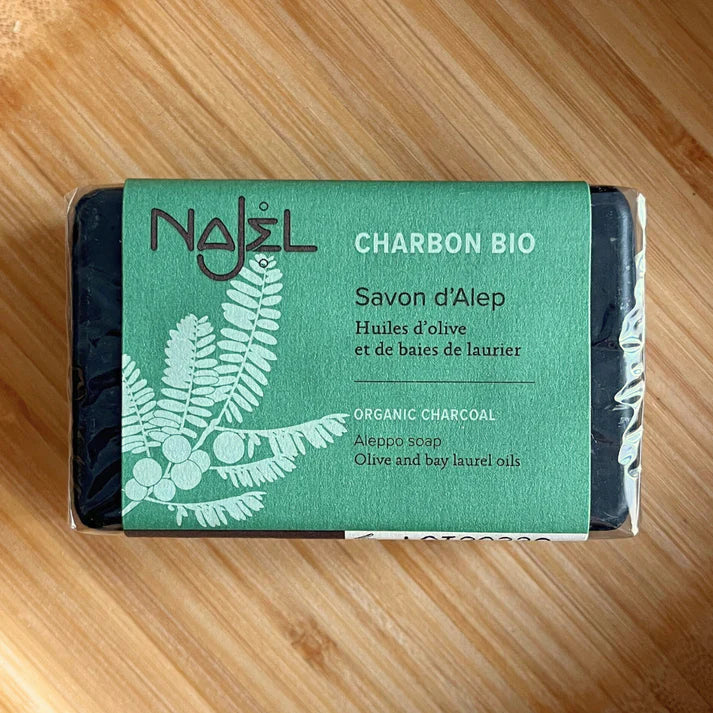 charcoal Aleppo soap 