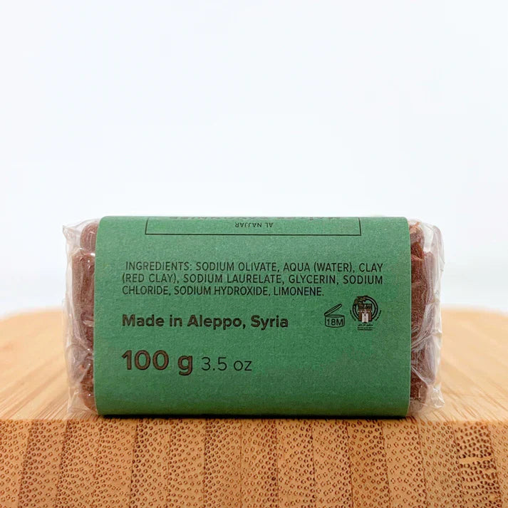aleppo soap red clay benefit