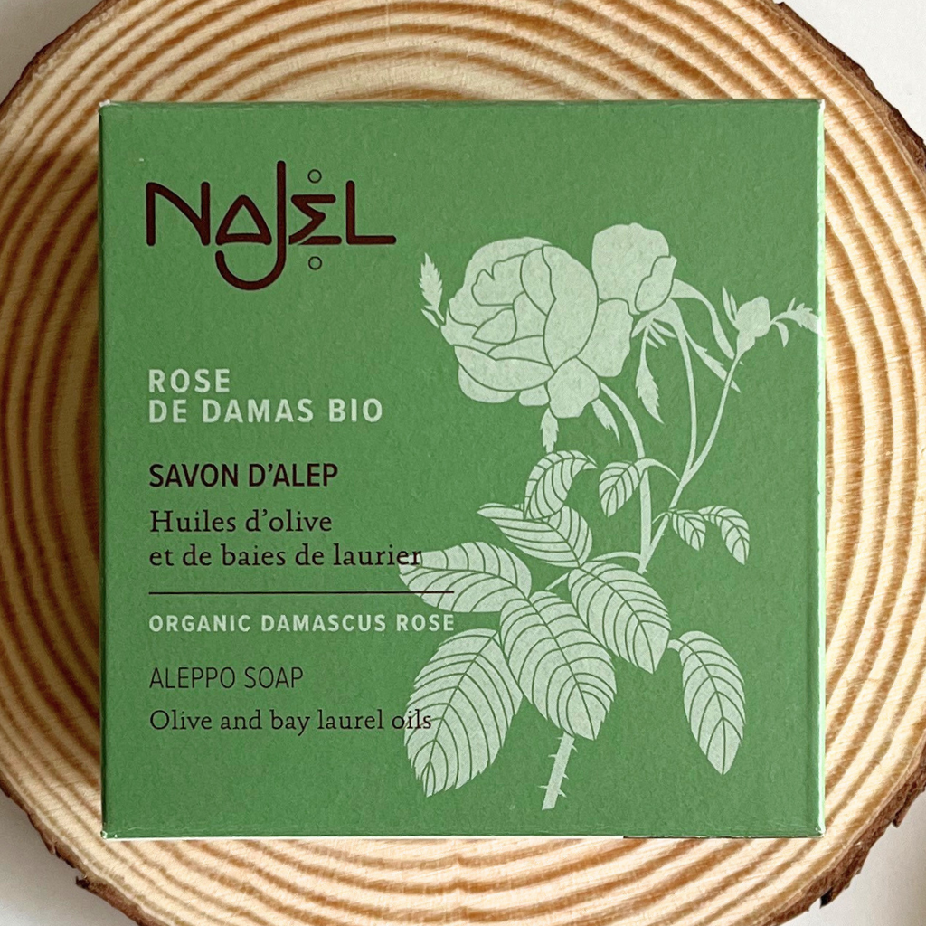 Najel Aleppo Soap Organic Damascus Rose
