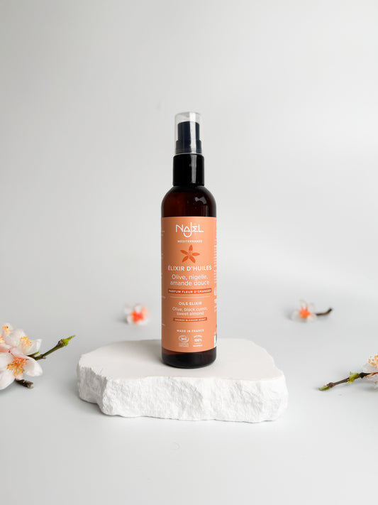 (NEW) Najel Organic Elixer Oil for Hair Face and Body