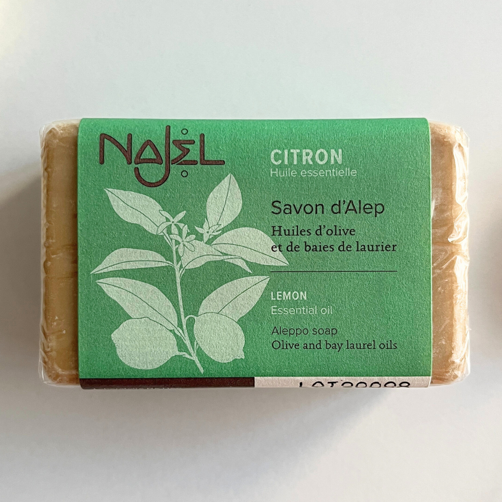 Najel Aleppo Soap Lemon Essential Oil