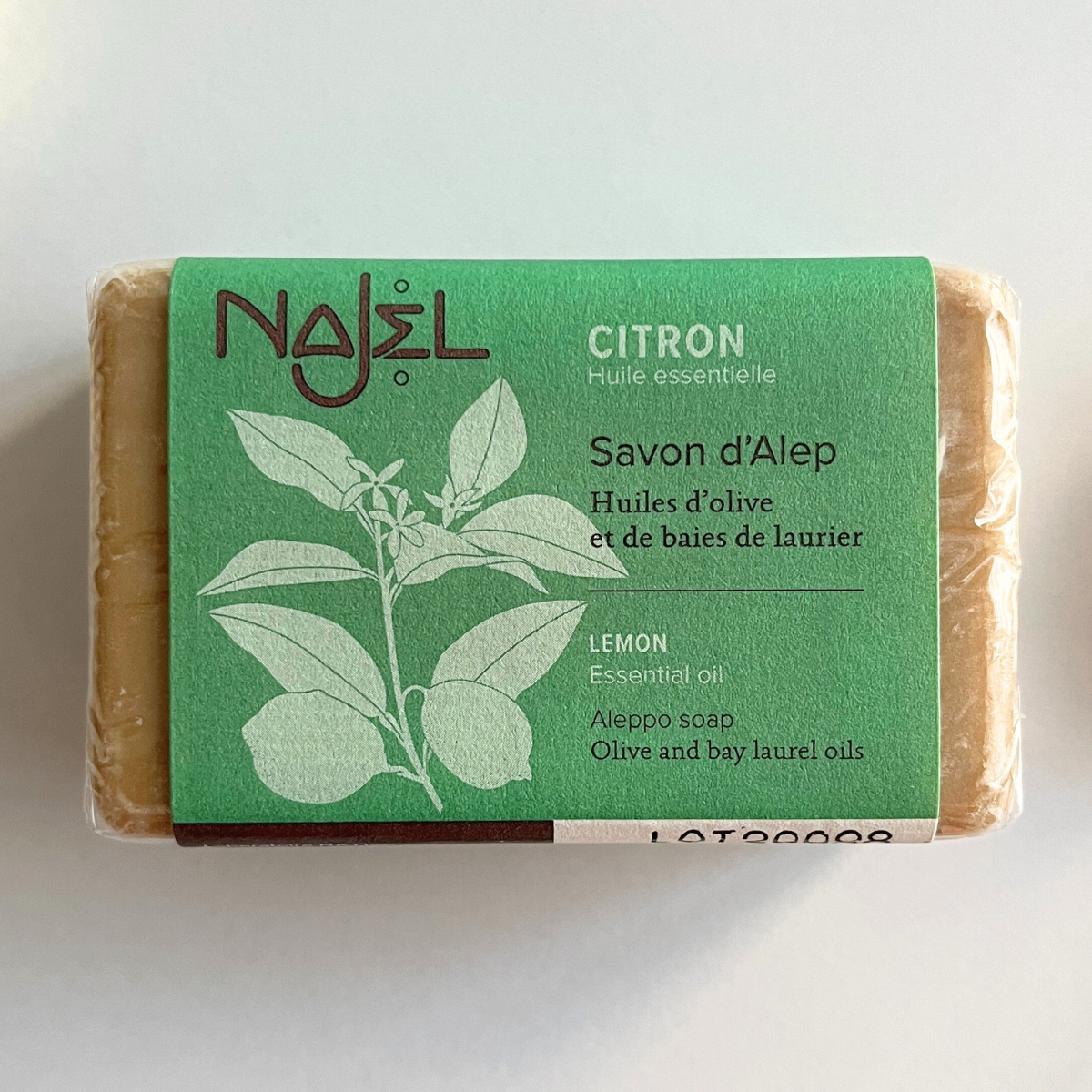 Najel Aleppo Soap Lemon Essential Oil