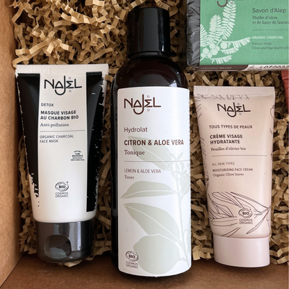 ناجل العضوية أساسيات العناية بالبشرة التخلص من السموم Giftbox
