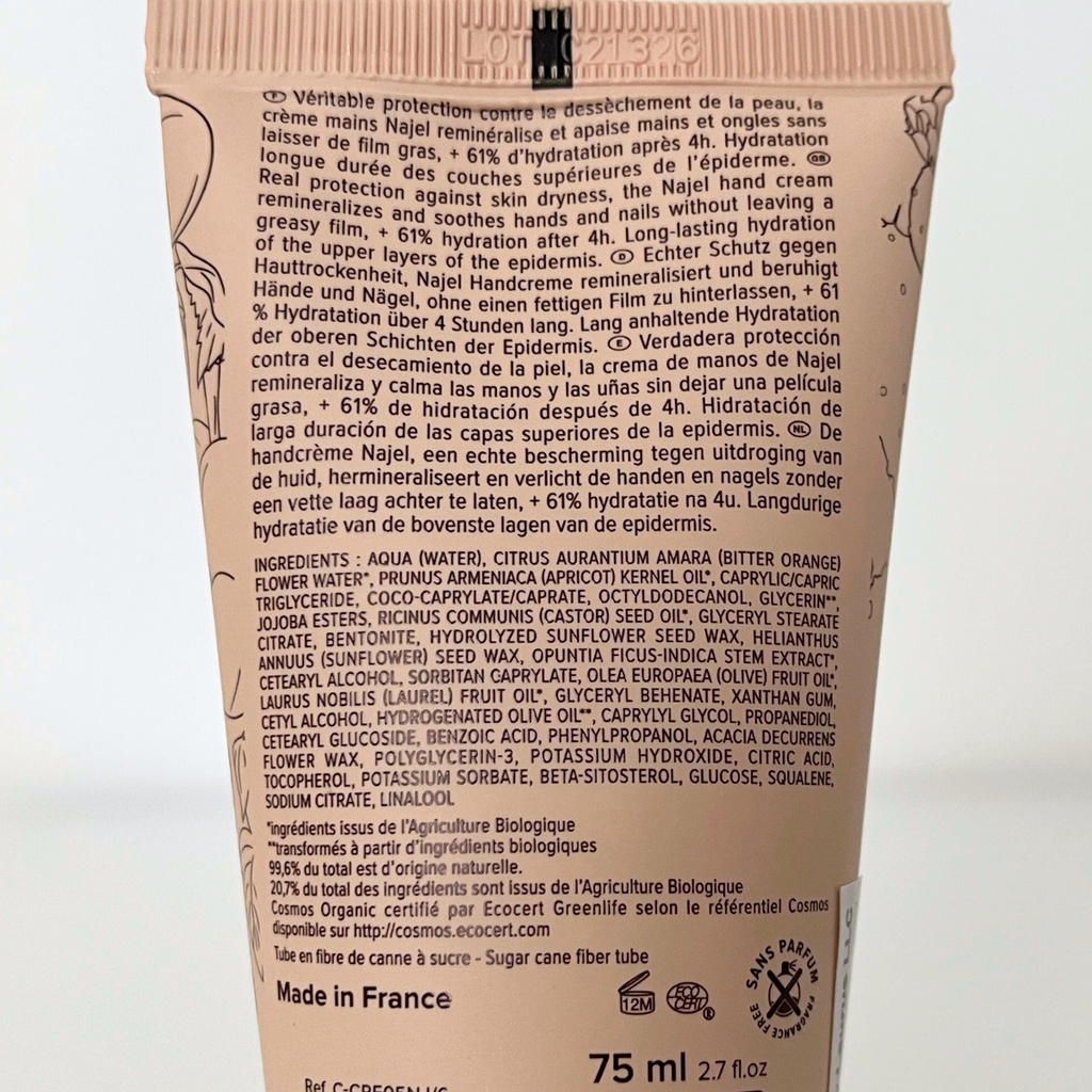 Najel Organic Moisturizing Hand & Nail Cream