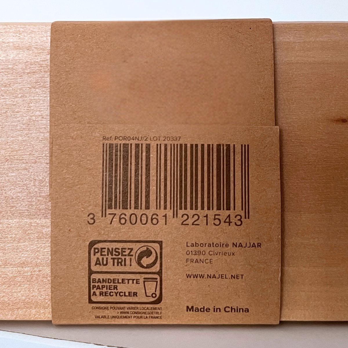 Najel Organic Wooden Soap Dish
