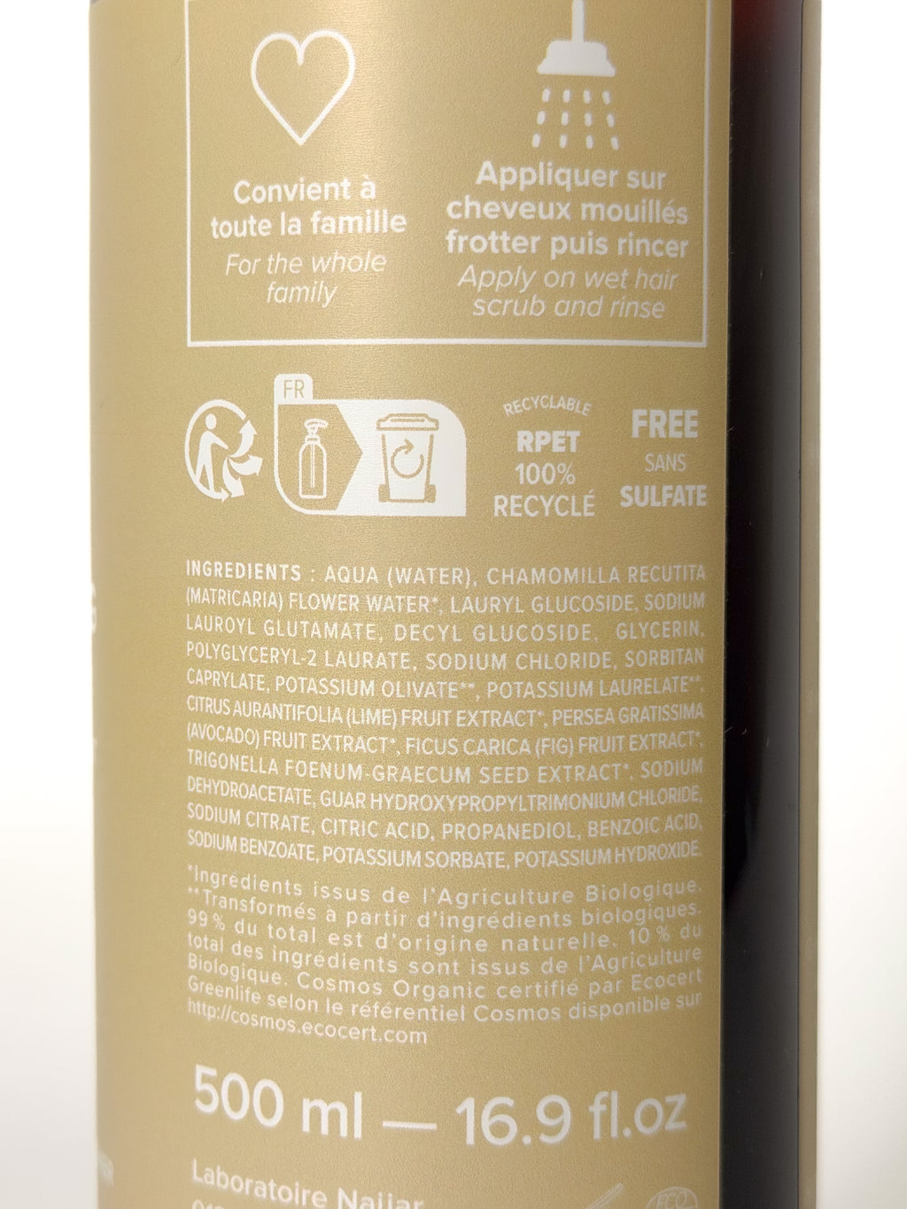 Najel Organic Aleppo Soap Shampoo 2 in 1 - Dry Hair