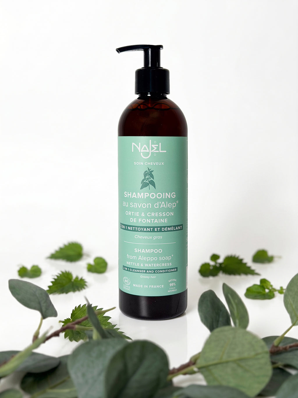 Najel Organic Aleppo Soap Shampoo 2 in 1 - Oily Hair