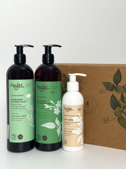 NEW: Najel Organic Elevated Shower Giftbox