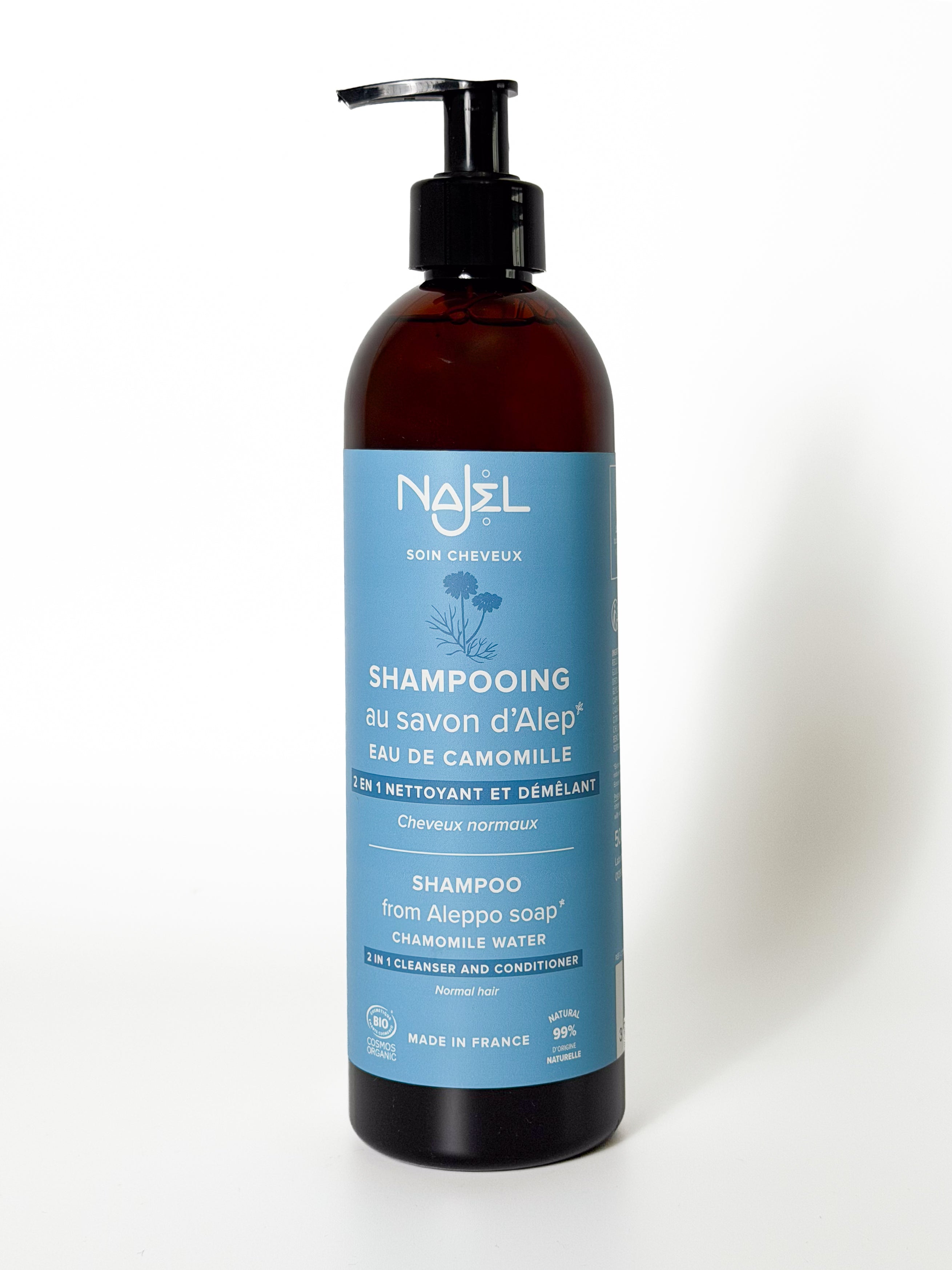 Najel Organic Aleppo Soap Shampoo 2 in 1 - Normal Hair