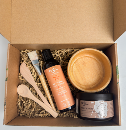 (NEW) Najel Organic White Clay Mask Tool Set