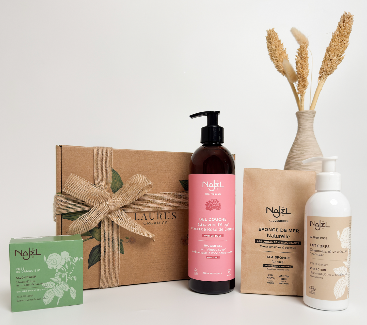(NEW) Najel Organic 'La Vie En Rose' Gift box