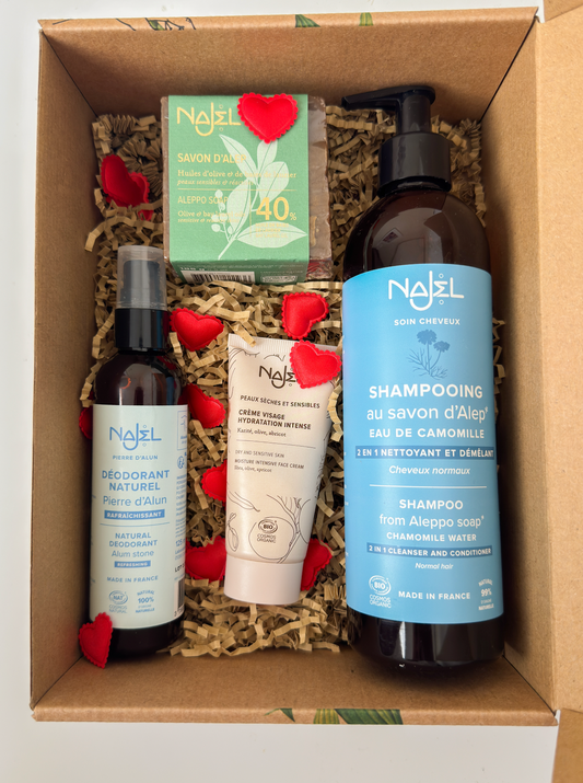 (NEW) Valentine's Najel Organic 'A Man's Essentials' Gift box for Men!
