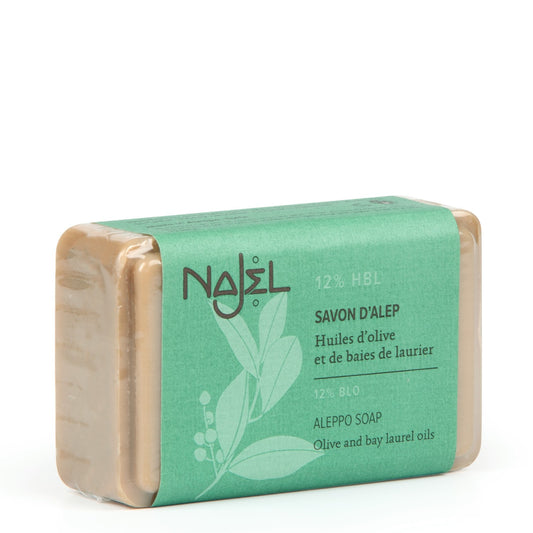 Najel Organic Aleppo Soap Olive & Bay Laurel Oils (12% BLO)