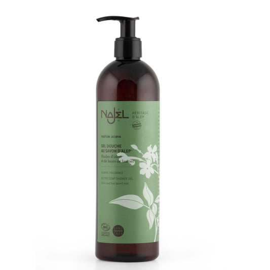Najel Organic Aleppo Soap Shower Gel - Natural Jasmine