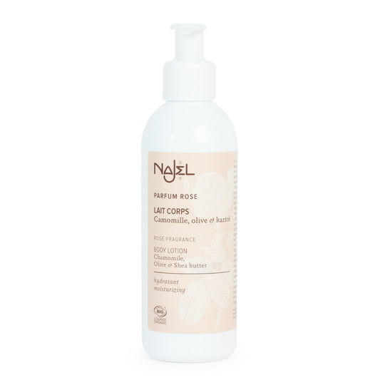 Najel Organic Body Lotion with Natural Rose