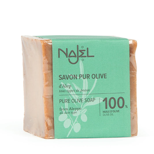 Najel Organic Aleppo Pure Olive Soap, 100% Olive Oil