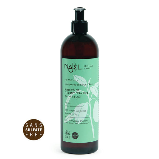 Najel Organic Aleppo Soap Shampoo 2 in 1 - Dry Hair